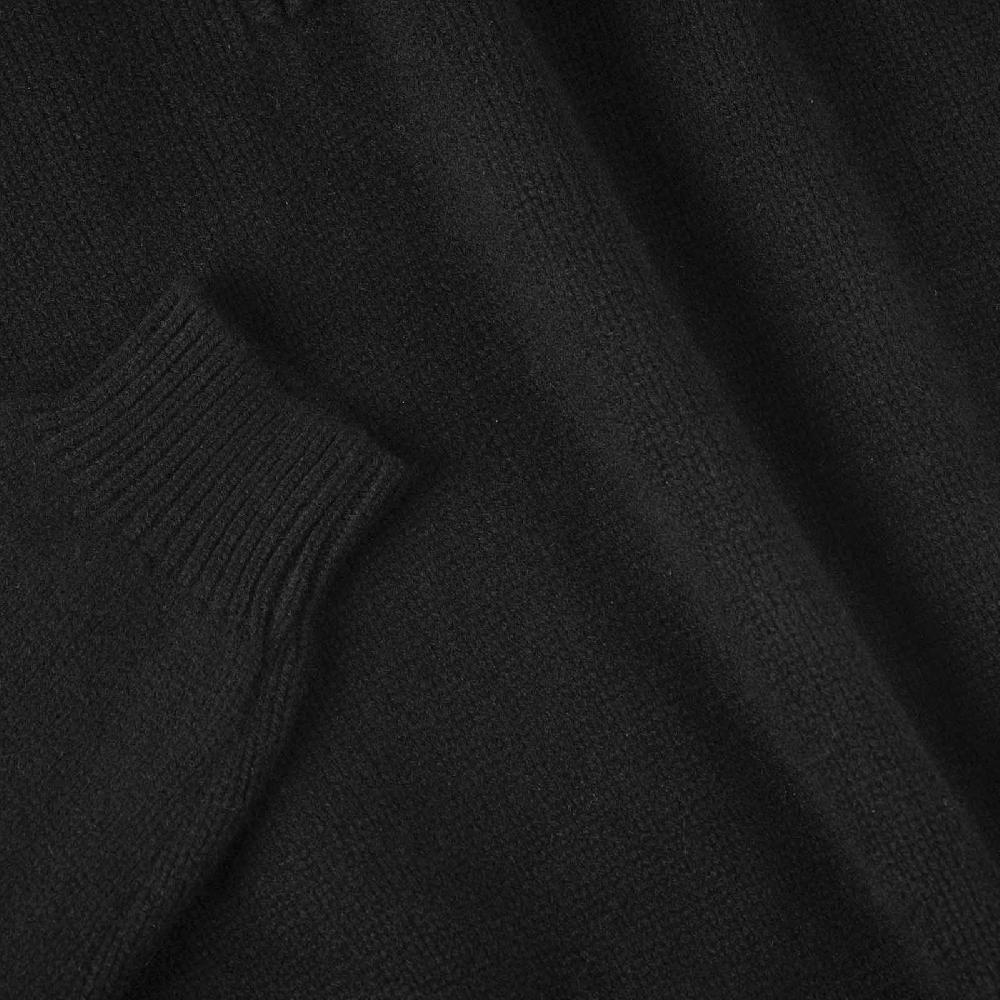 Rubinacci Pull mezza zip in cashmere nero Acquista Ora