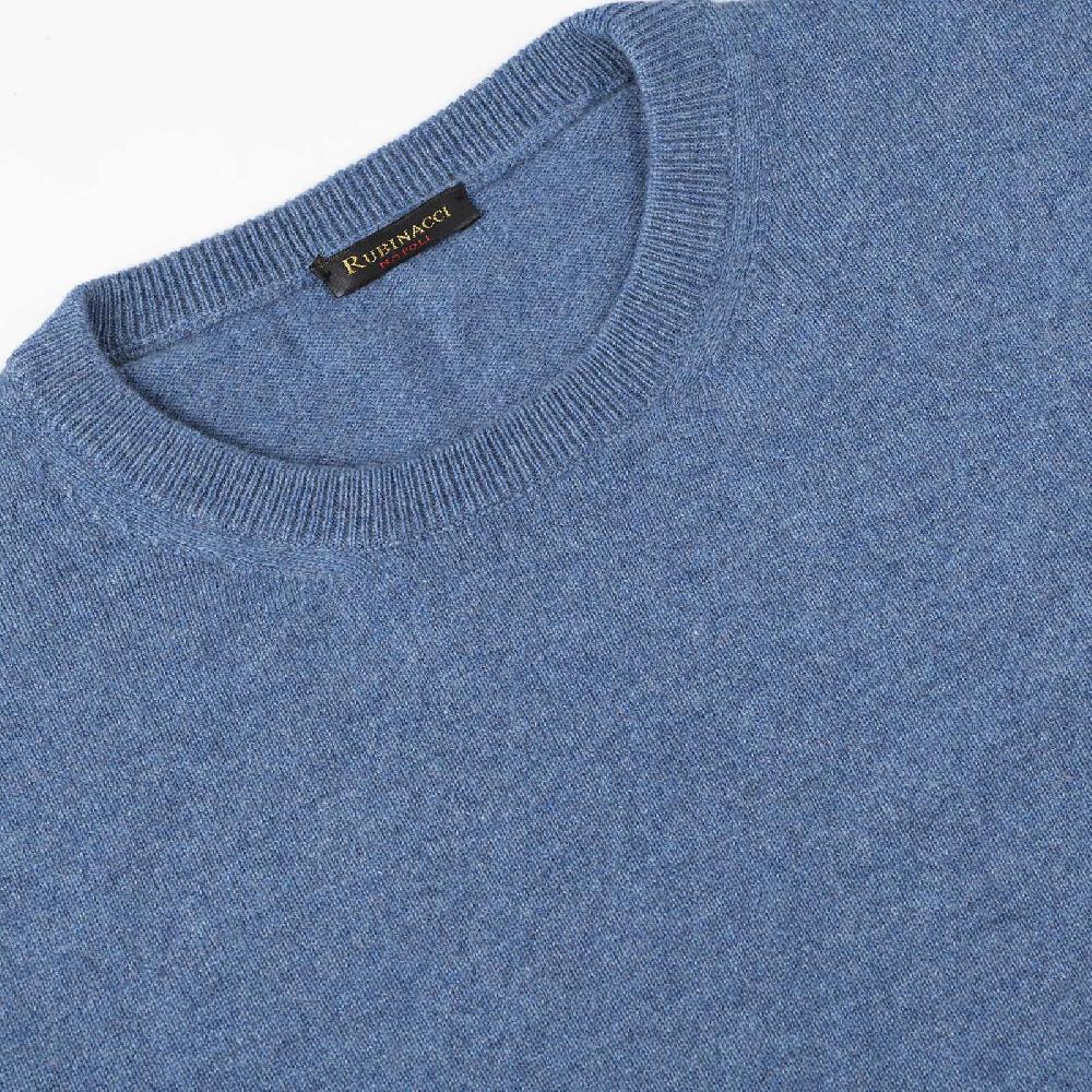 Rubinacci Girocollo in cashmere jeans Fino Al -60%