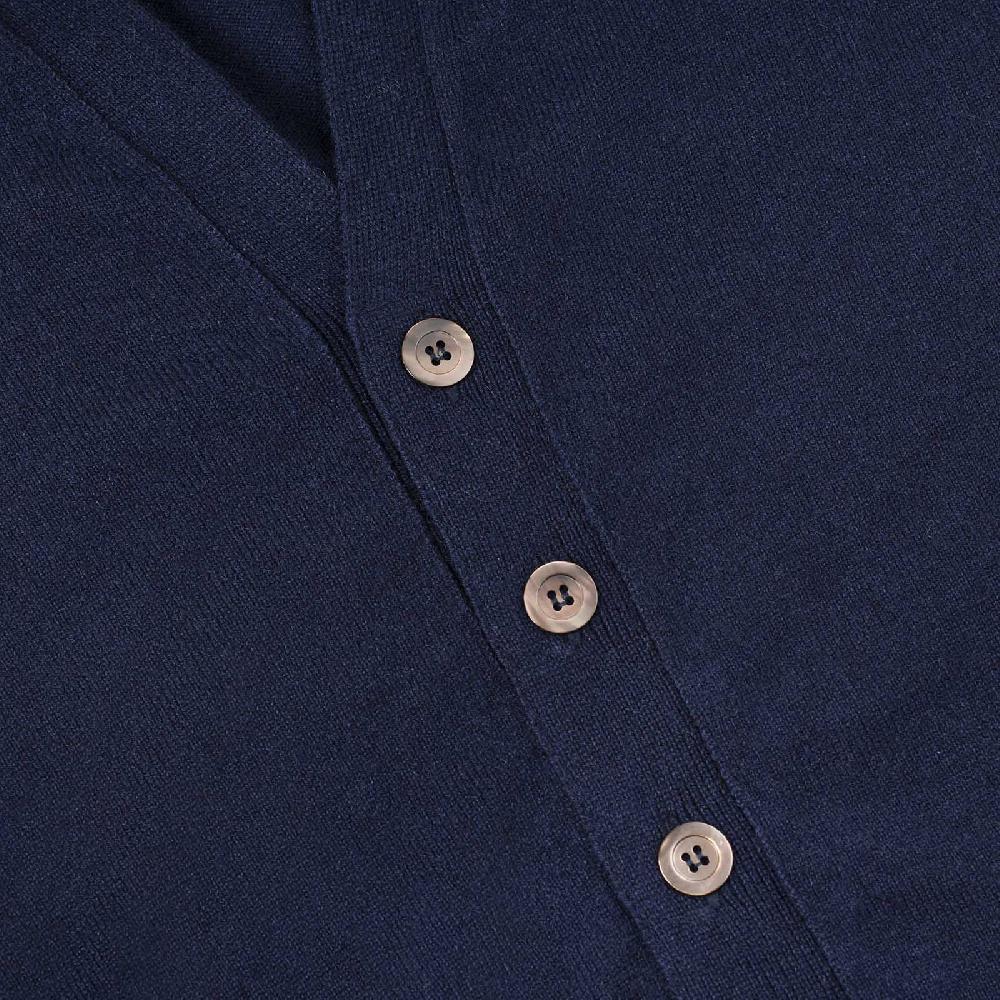 Rubinacci Gilet in cashmere blu Shopping Online