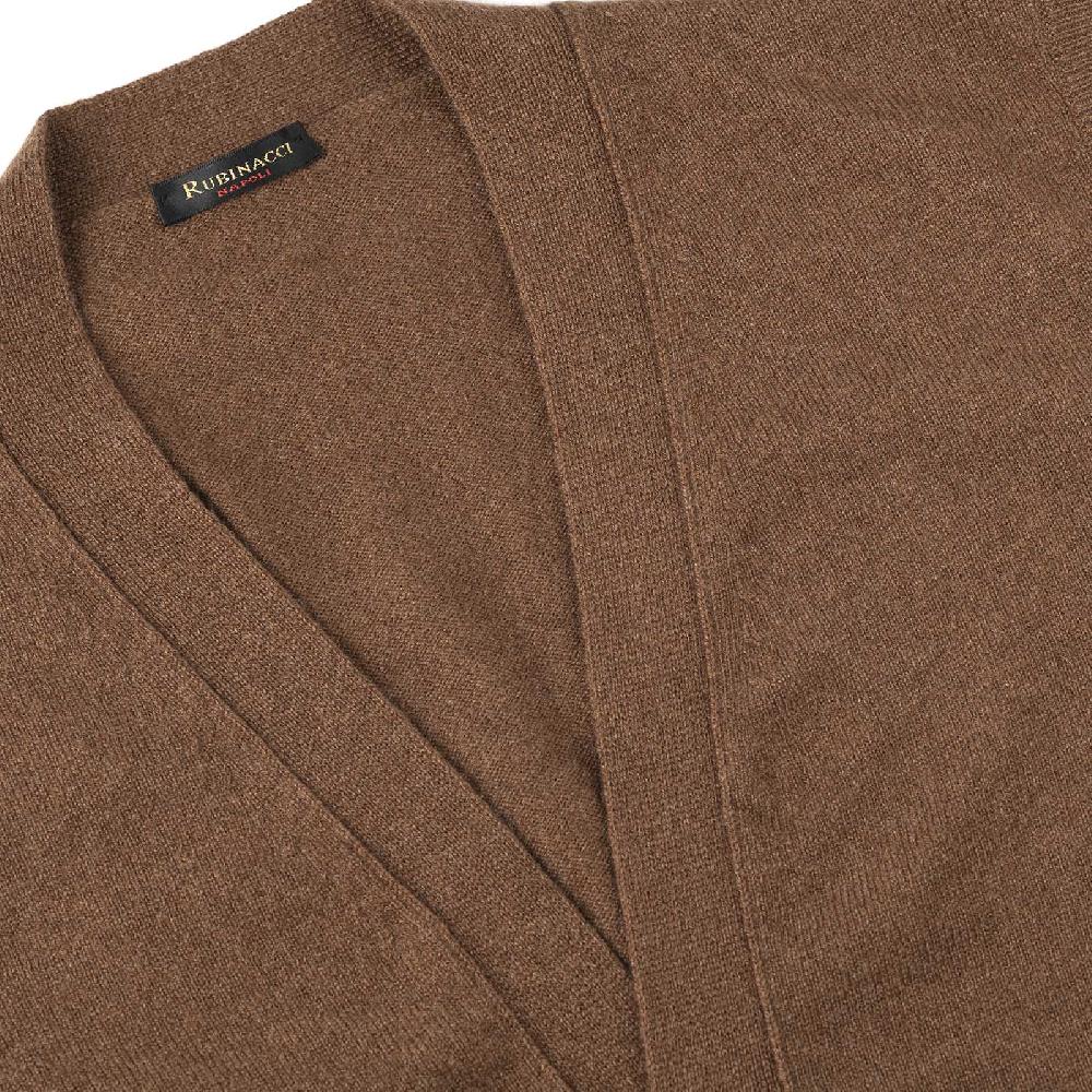 Rubinacci Gilet in cashmere nocciola Affare Del Giorno