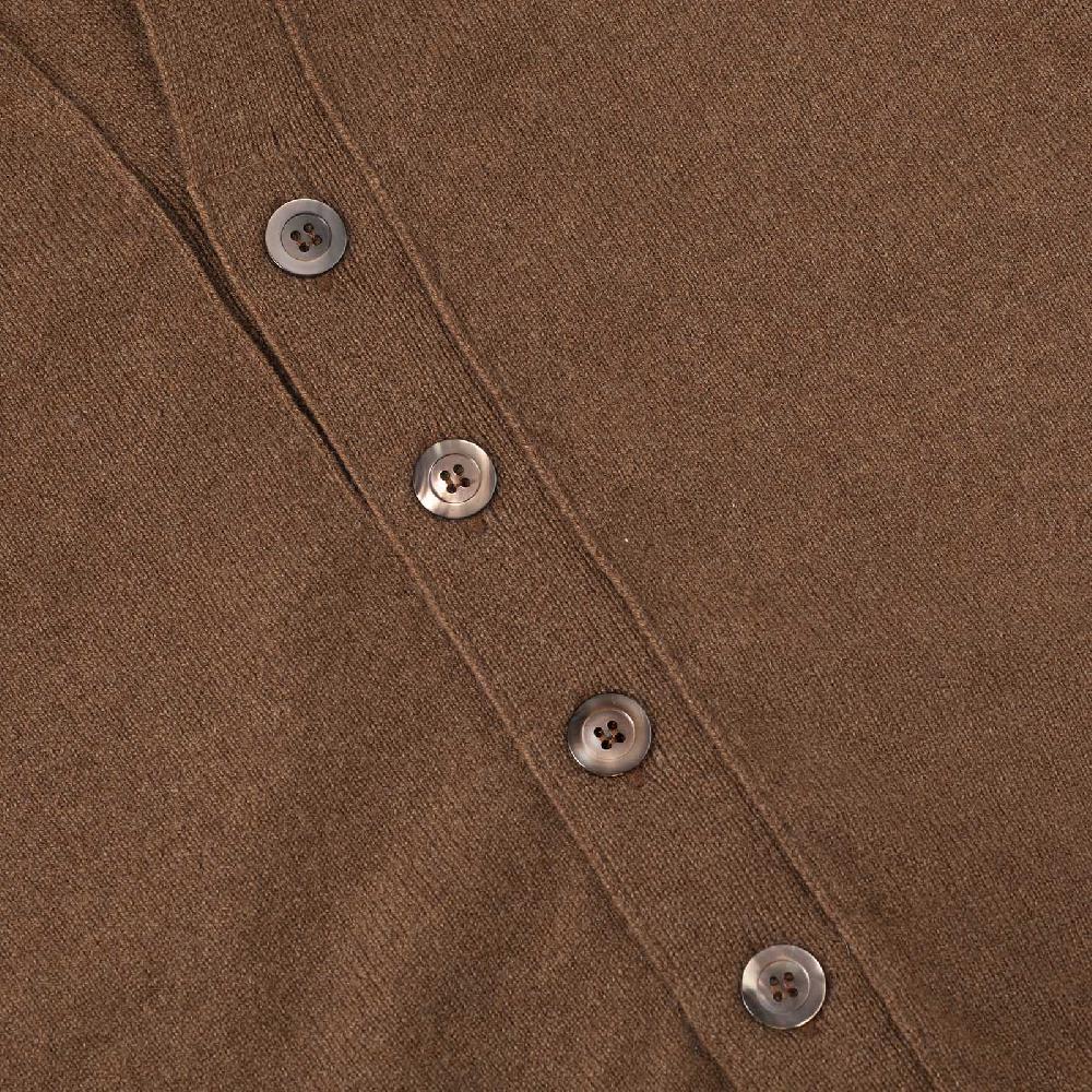 Rubinacci Gilet in cashmere nocciola Affare Del Giorno