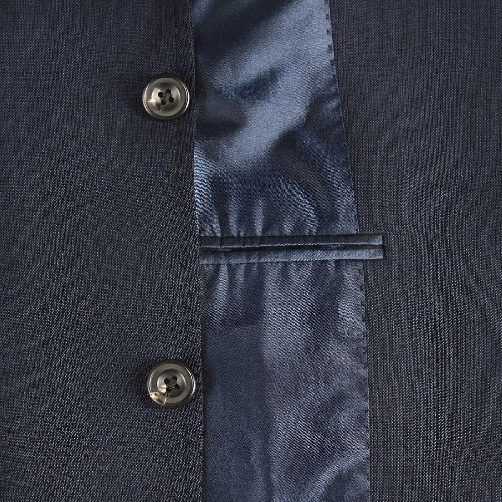 Rubinacci Giacca in lana e mohair blu Sottocosto