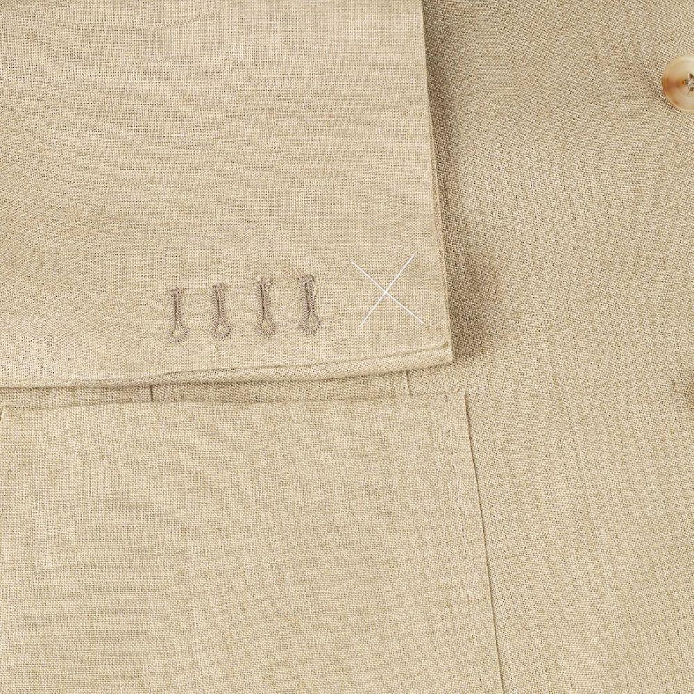 Rubinacci Giacca in lino beige Online