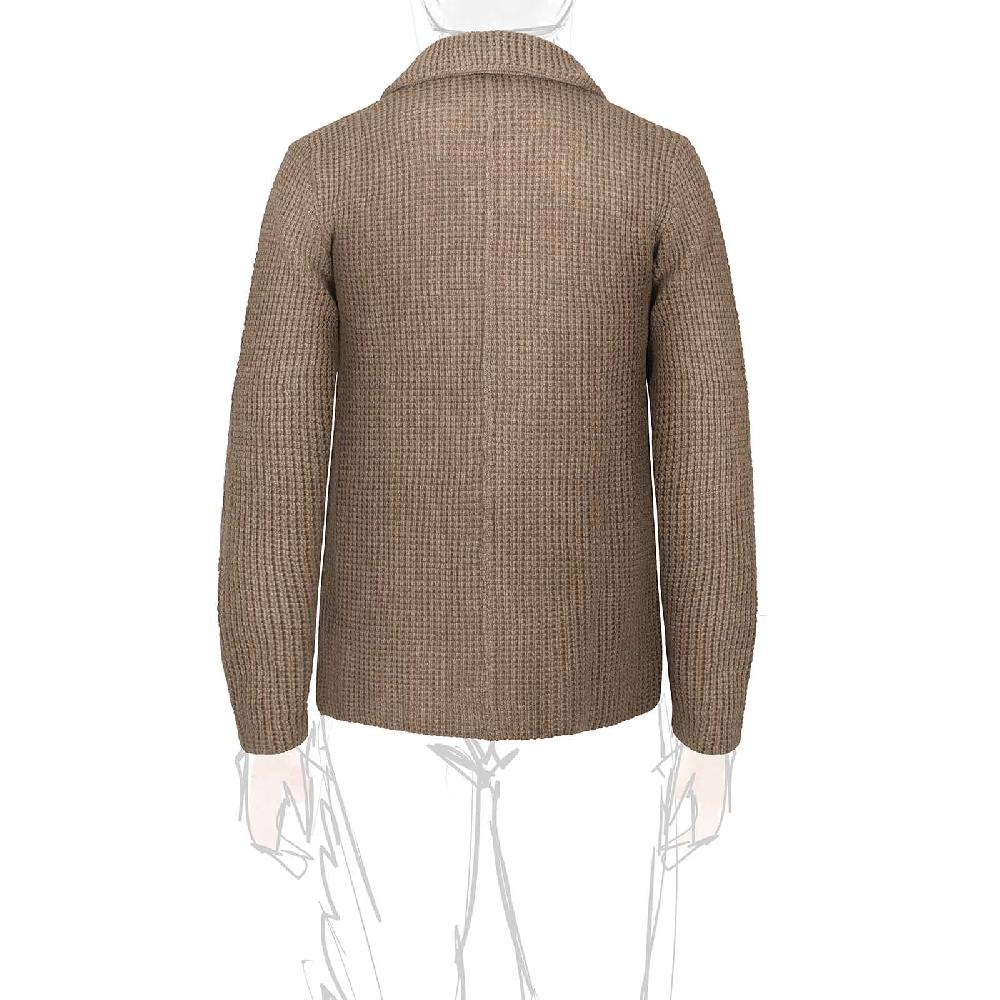 Rubinacci Cardigan cashmere nocciola Vendita Economica