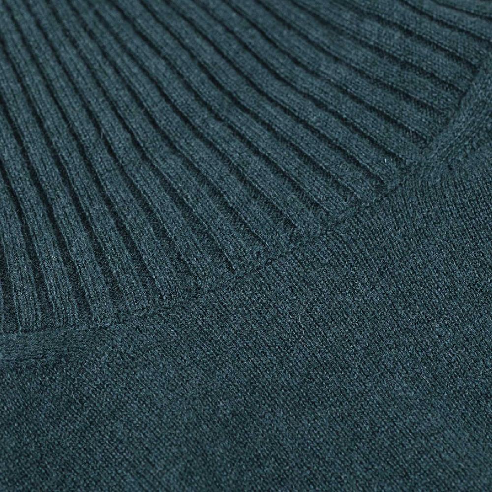 Rubinacci Collo alto in cashmere verde Negozio