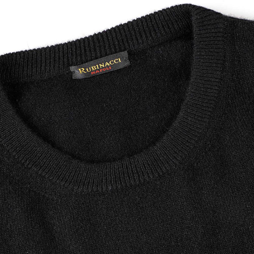 Rubinacci Girocollo in cashmere nero Nuova