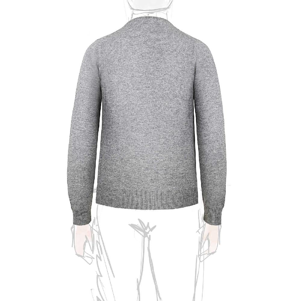 Rubinacci Girocollo in cashmere grigio 2025