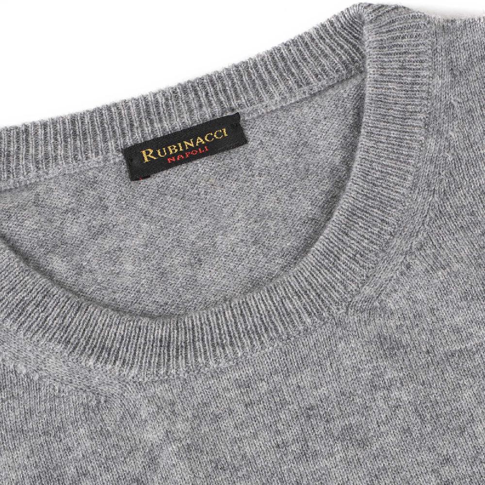 Rubinacci Girocollo in cashmere grigio 2025
