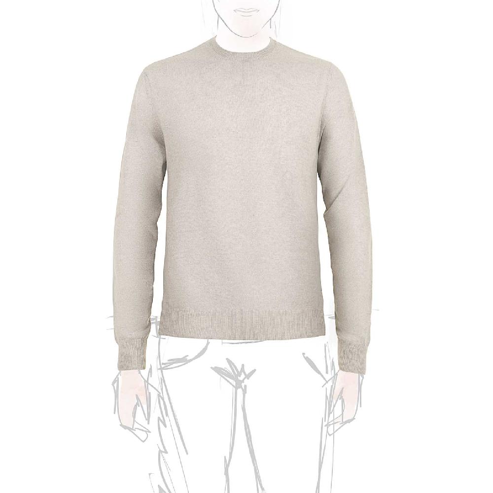 Rubinacci Girocollo in cashmere perla