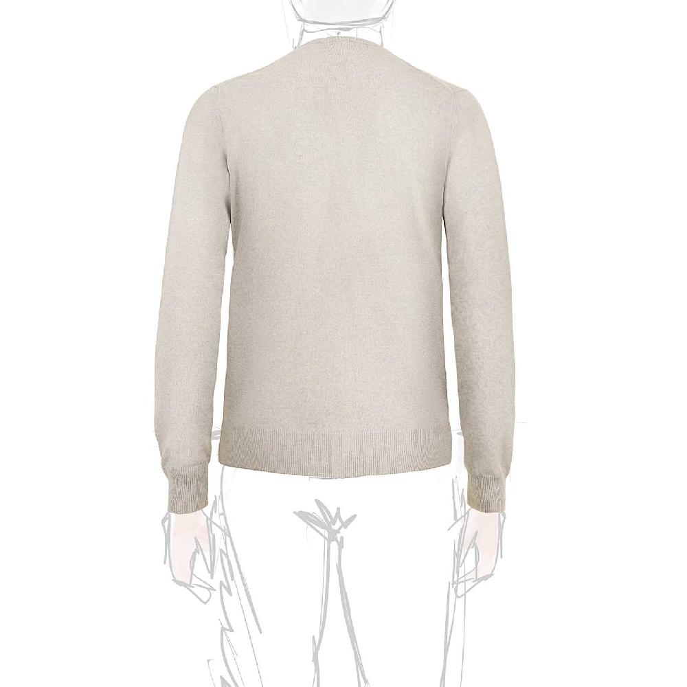 Rubinacci Girocollo in cashmere perla 2025