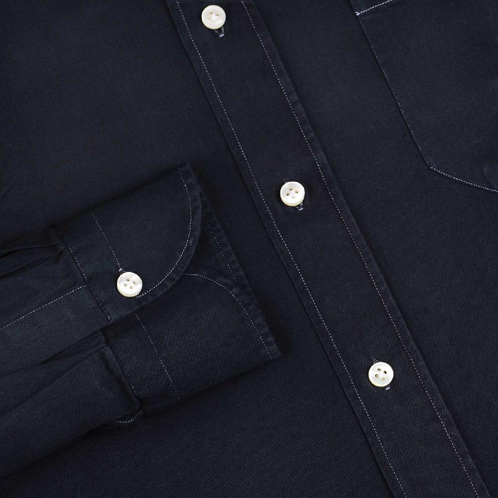Rubinacci Camicia blu notte Qualità