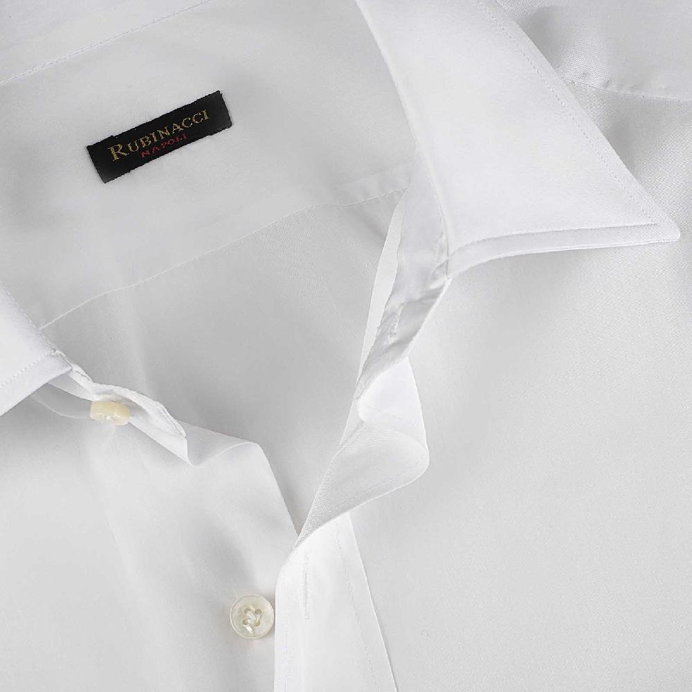 Rubinacci Camicia in cotone bianca Spedizione Gratuita