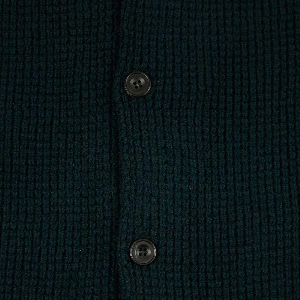 Rubinacci Cardigan cashmere verde scuro Promozione Limitata