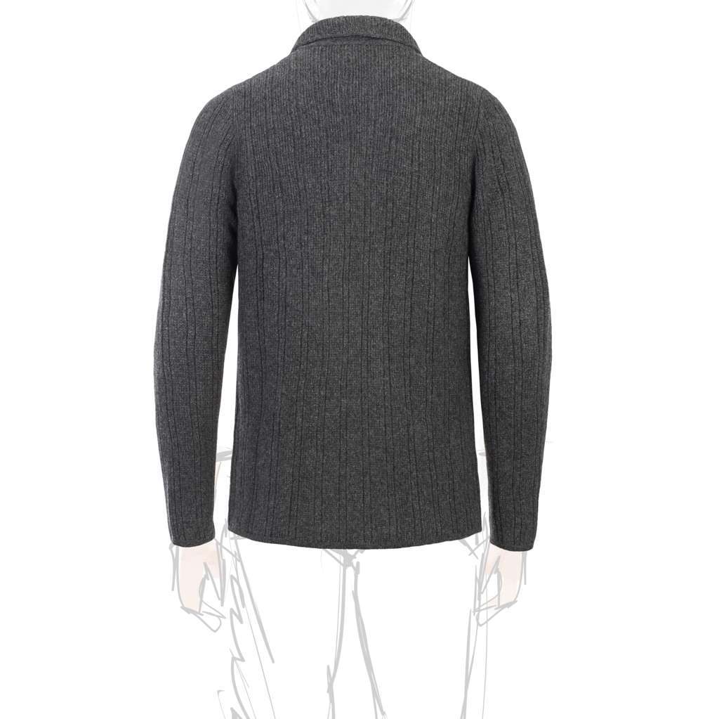 Rubinacci Cardigan doppio petto cashmere grigio Affare Del Giorno