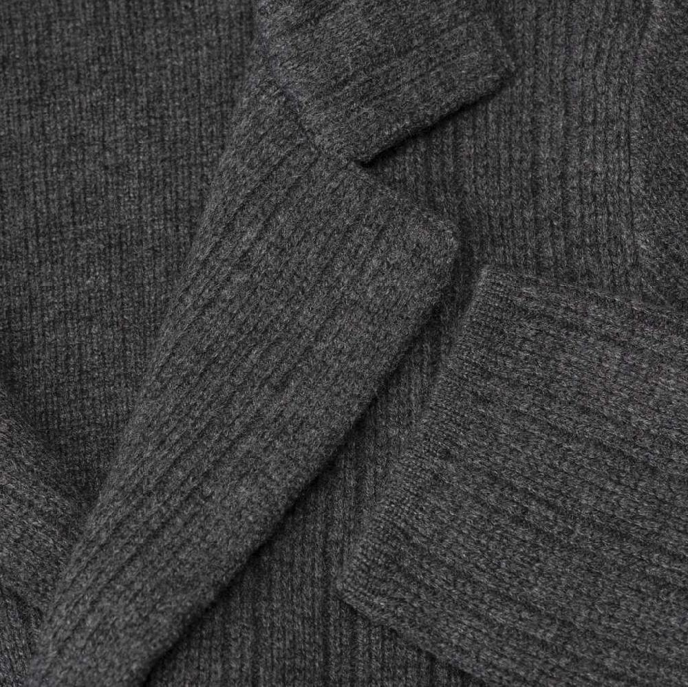 Rubinacci Cardigan doppio petto cashmere grigio Affare Del Giorno