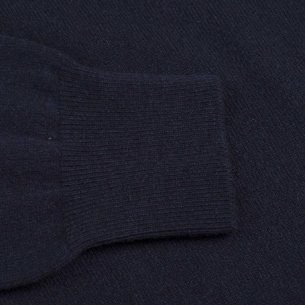 Rubinacci Girocollo in cashmere blu Prezzo Ridotto