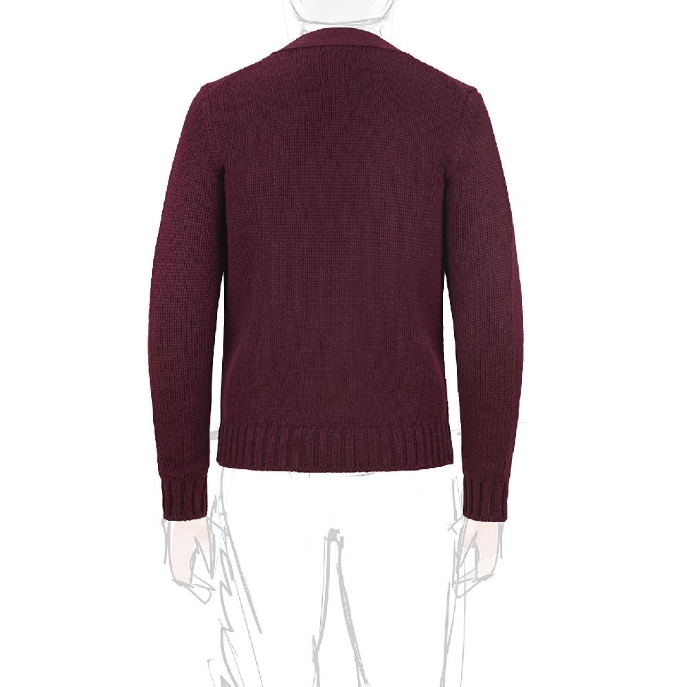 Rubinacci Cardigan cashmere bordeaux Convenienza