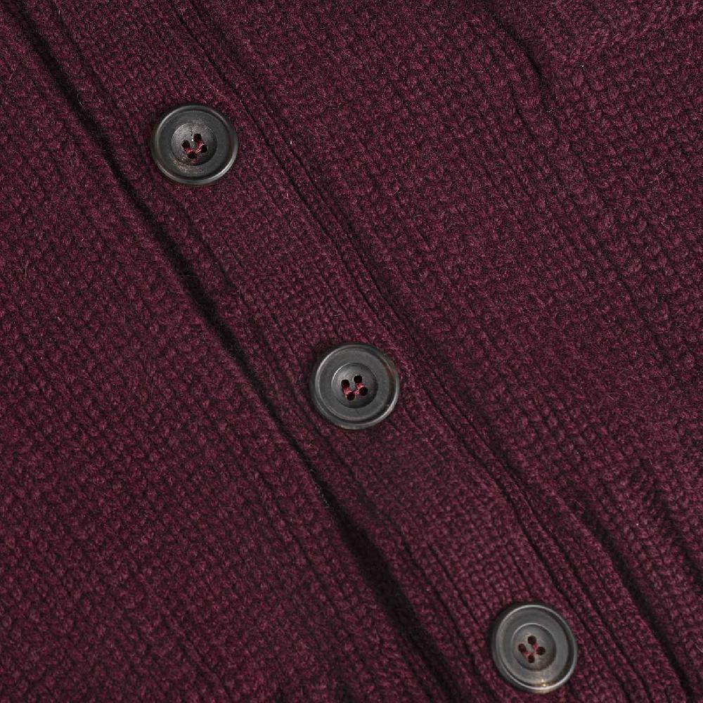 Rubinacci Cardigan cashmere bordeaux Convenienza