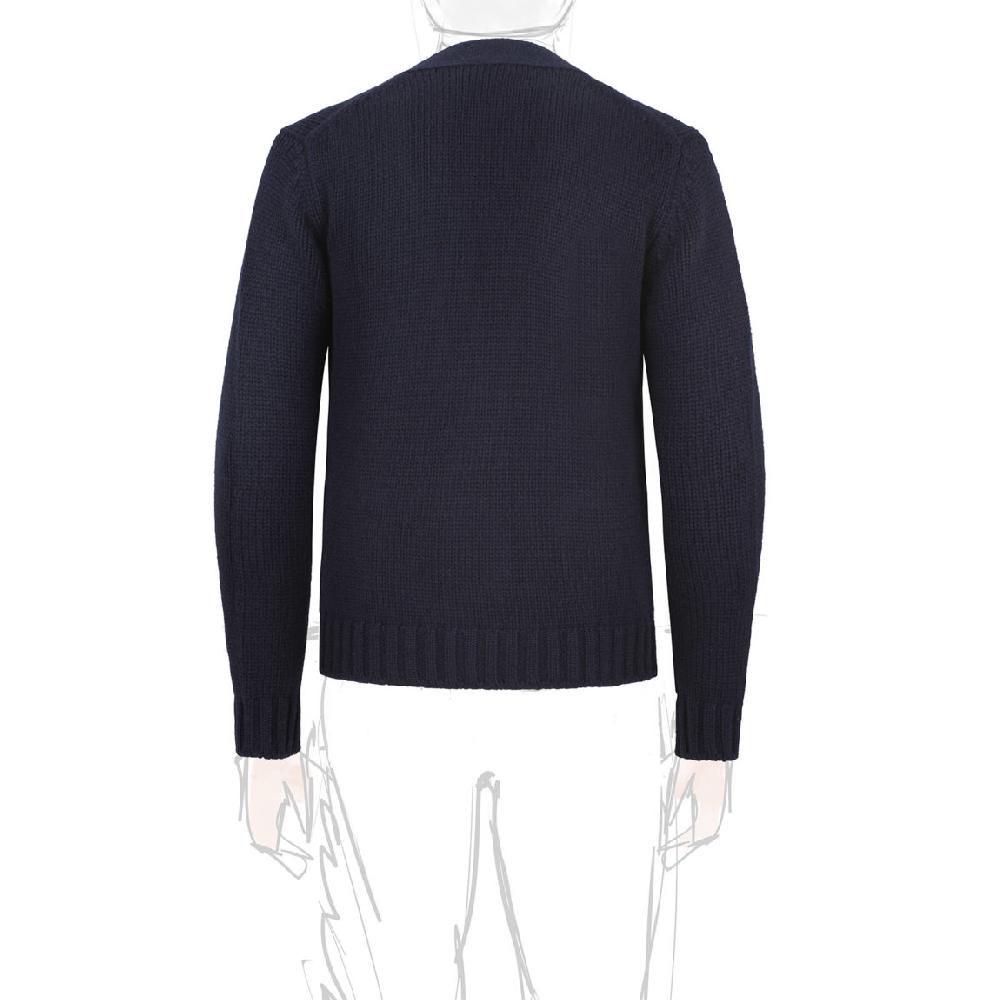 Rubinacci Cardigan cashmere blu Novità