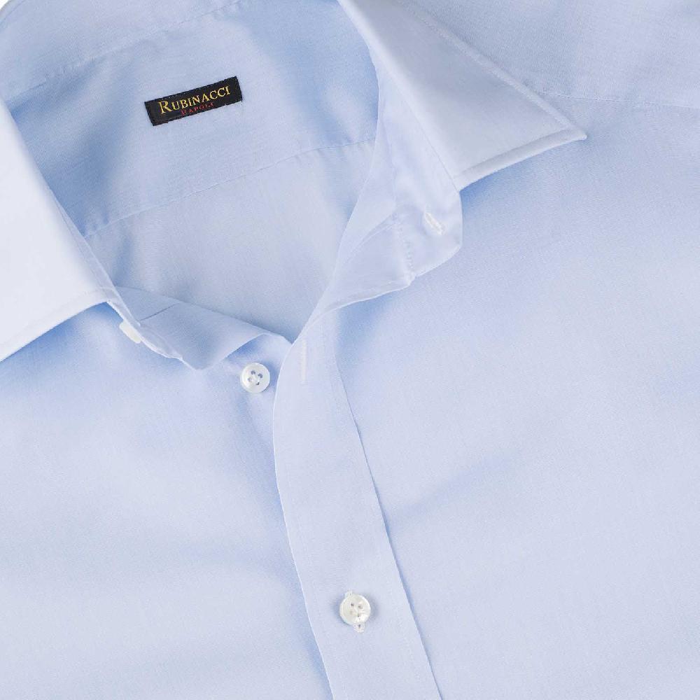 Rubinacci Camicia in cotone azzurra Sconto