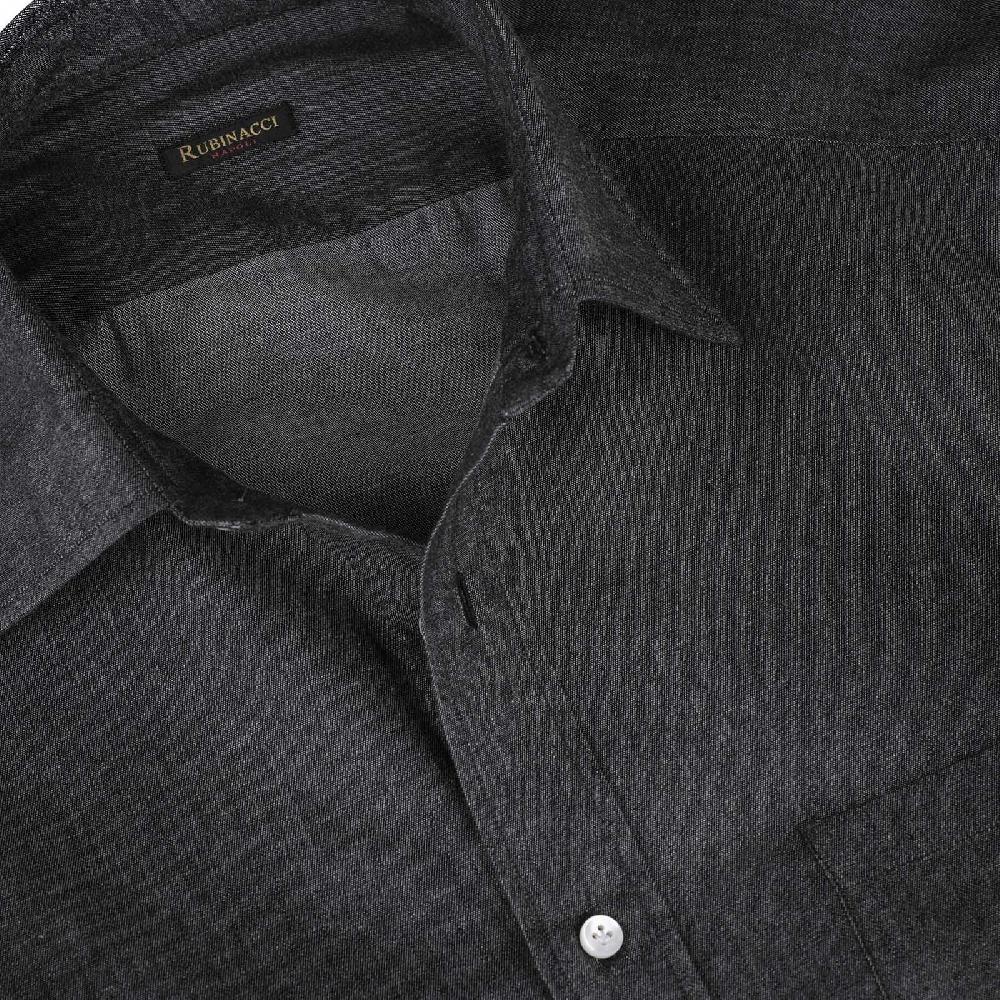Rubinacci Camicia jeans grigio Online