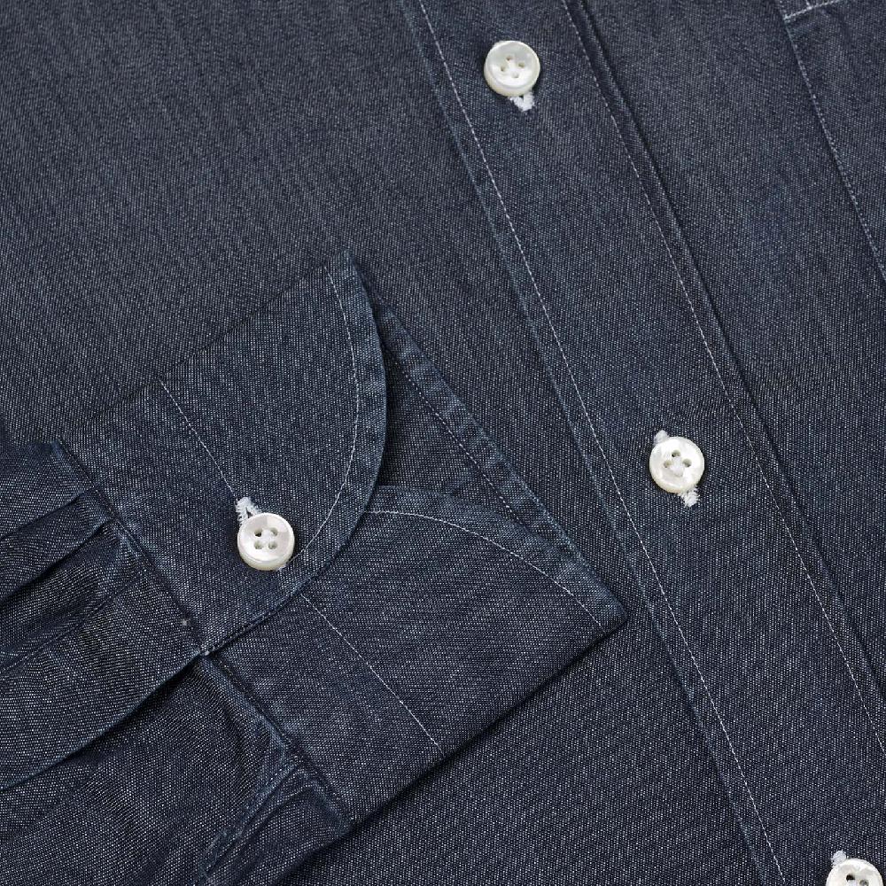 Rubinacci Camicia jeans blu scuro I Più Venduti