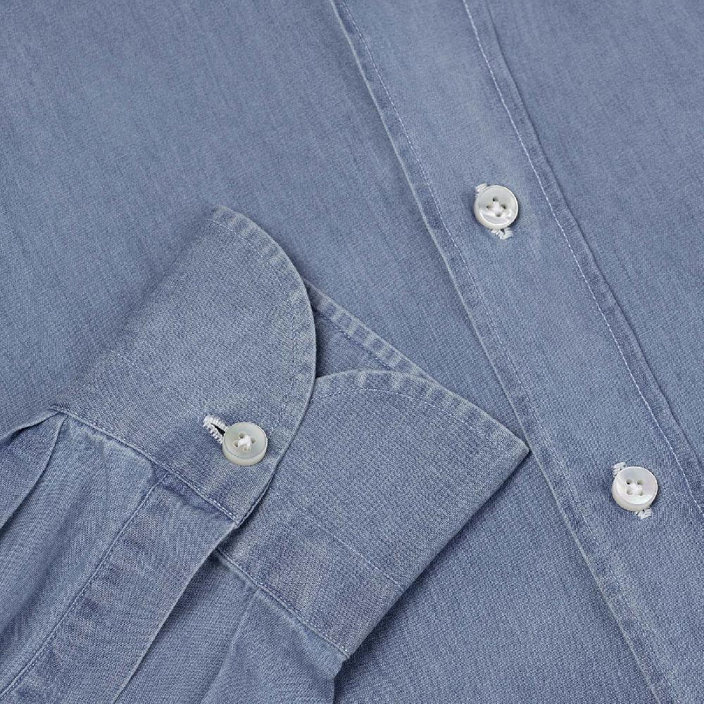 Rubinacci Camicia jeans chiaro Negozio