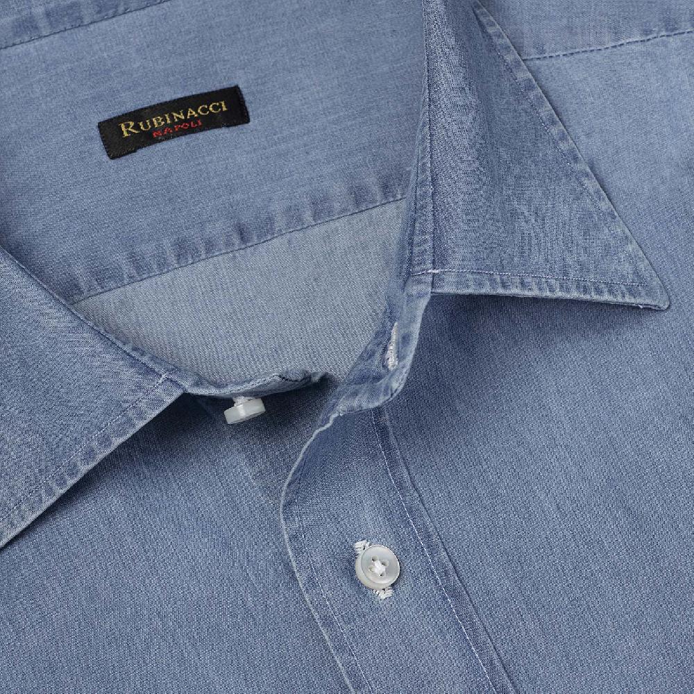 Rubinacci Camicia jeans chiaro Negozio