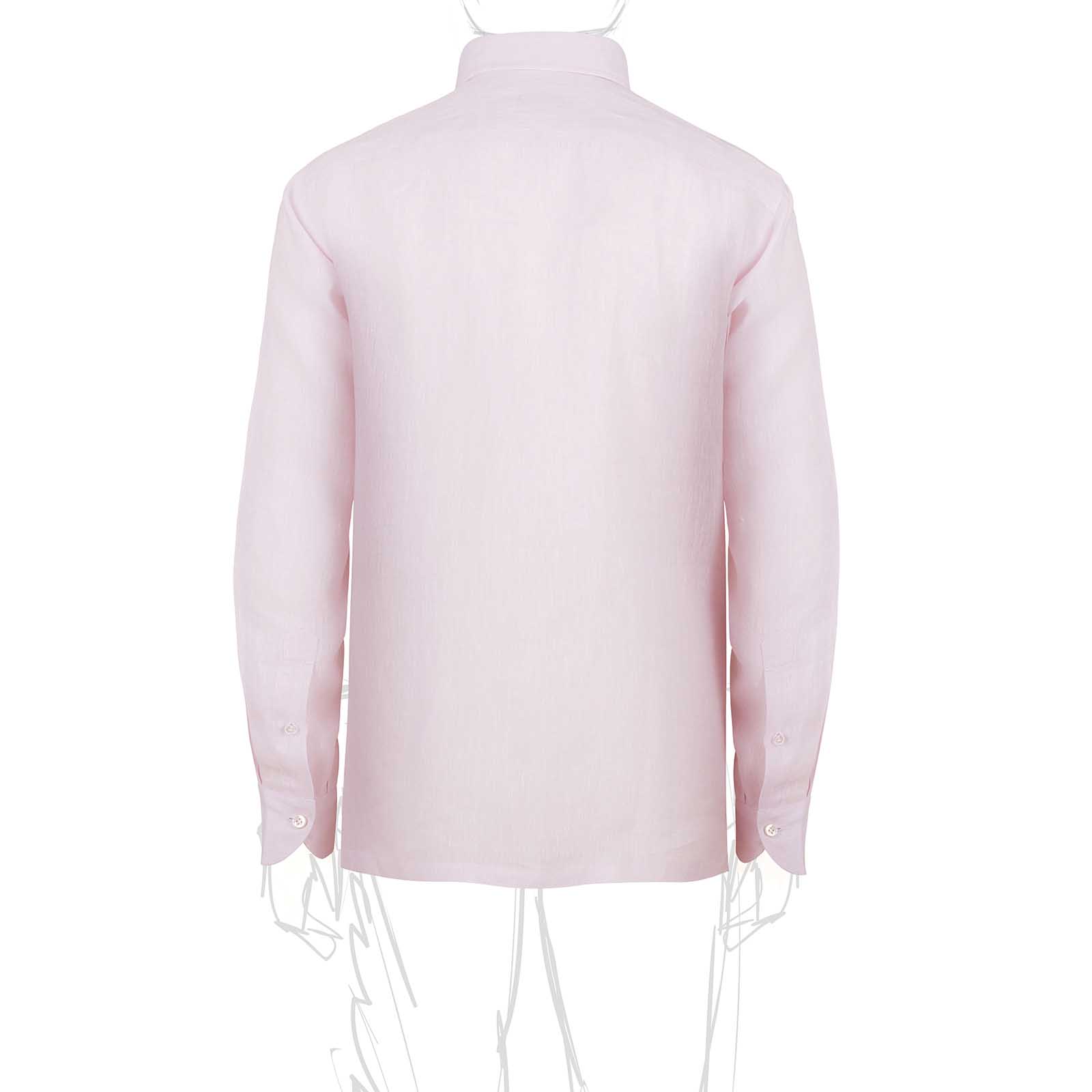 Rubinacci Polo in lino rosa 2025