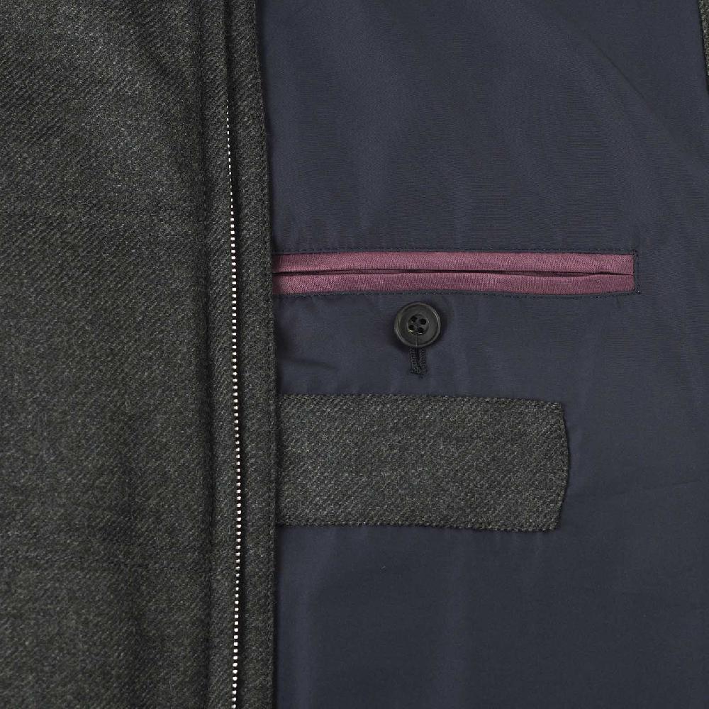 Rubinacci Gilet trapuntato lana e cashmere verde Soddisfazione Garantita