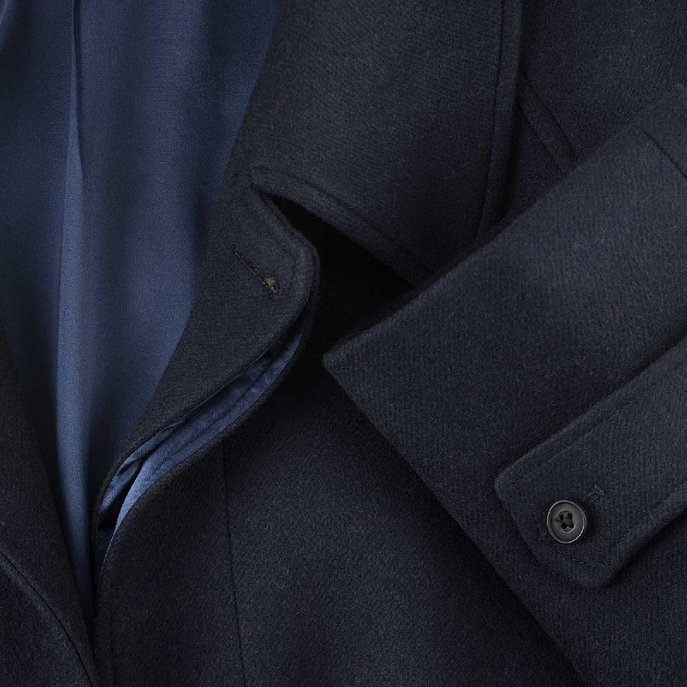 Rubinacci Cappotto raglan in lana skyfall blu Qualità Garantita