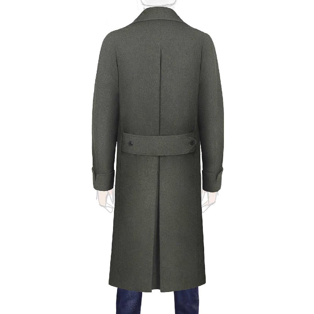 Rubinacci Cappotto ulster in cashmere verde Acquista Ora