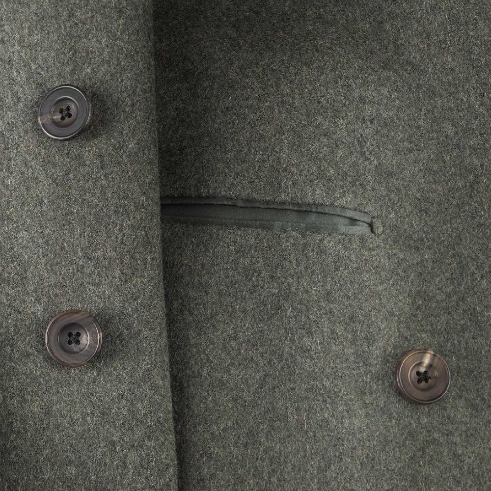 Rubinacci Cappotto ulster in cashmere verde Acquista Ora