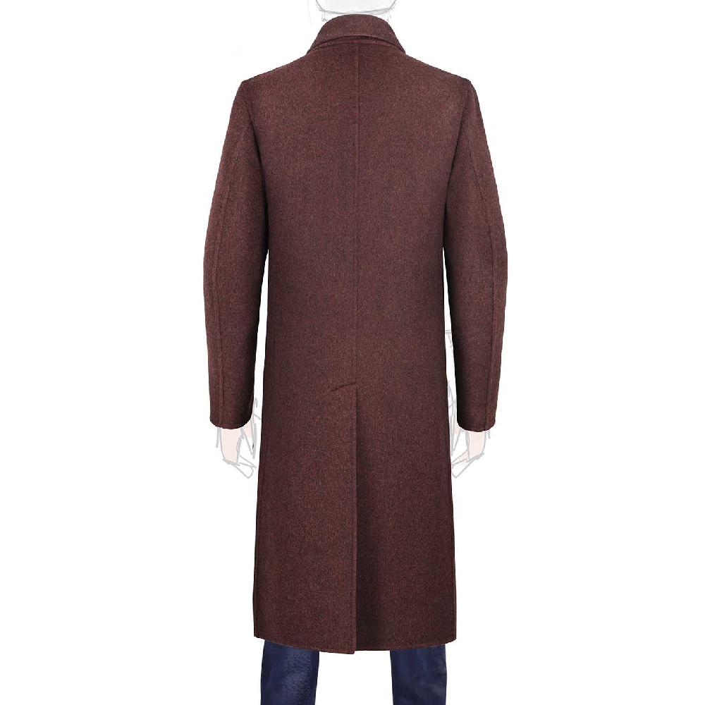 Rubinacci Cappotto in cashmere bordeaux Limited Edition Sconto