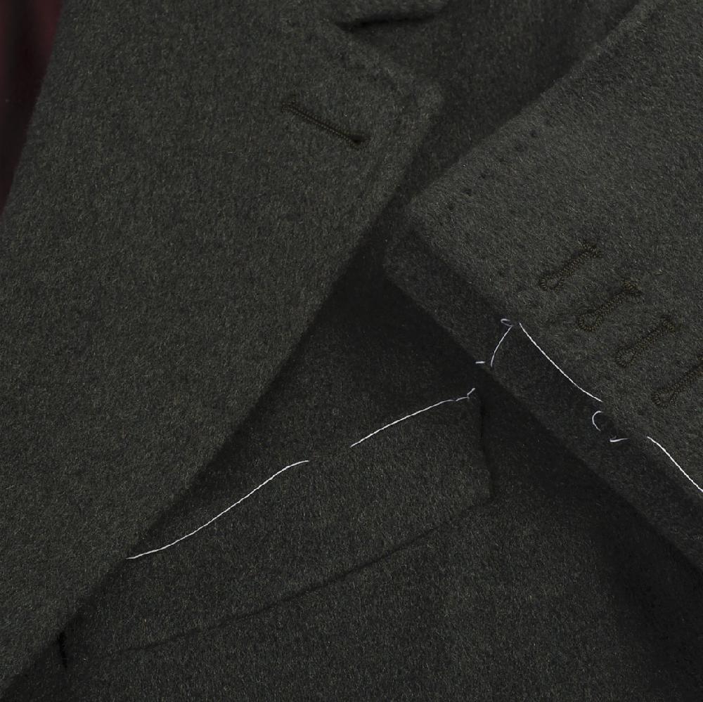 Rubinacci Cappotto in cashmere verde Comprane uno, ottenene uno gratis