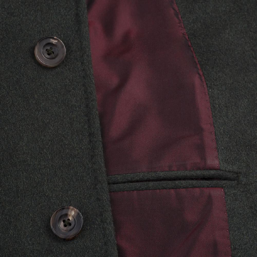 Rubinacci Cappotto in cashmere verde Comprane uno, ottenene uno gratis