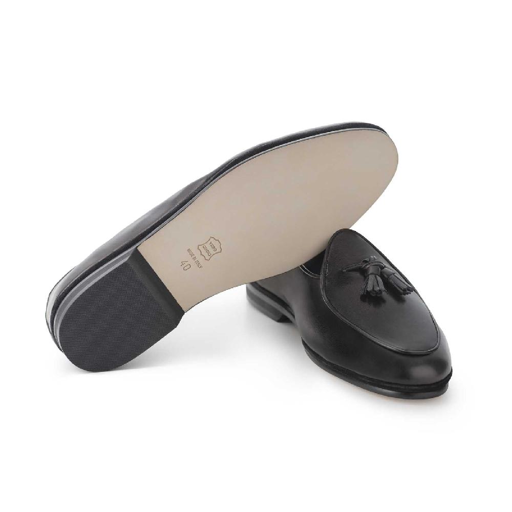 Rubinacci Marphy nappa nero con nappine Sconti VIP