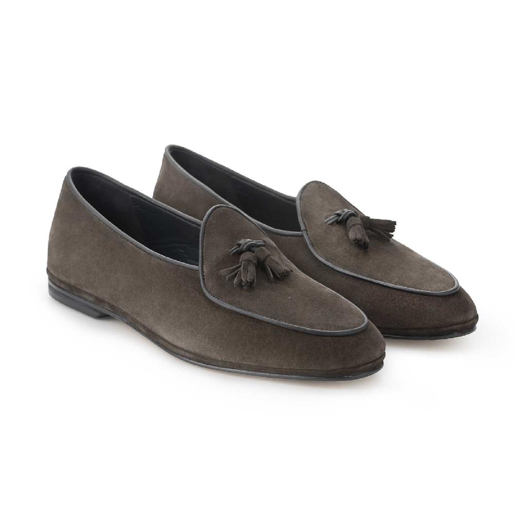 Rubinacci Marphy velour ebano con nappine Prezzo basso
