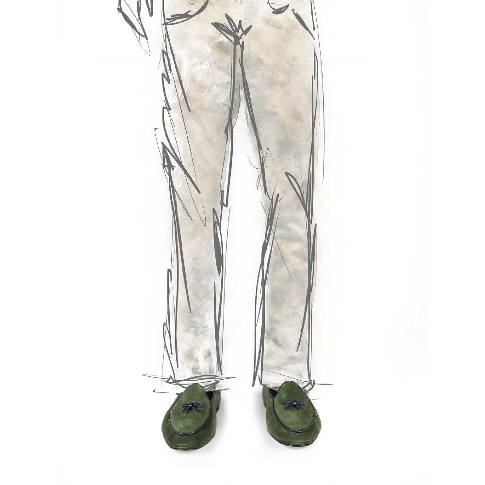 Rubinacci Marphy velour verde In vendita