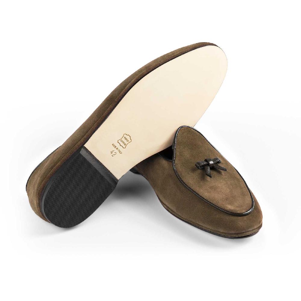 Rubinacci Marphy velour coffee 50% di sconto per tempo limitato