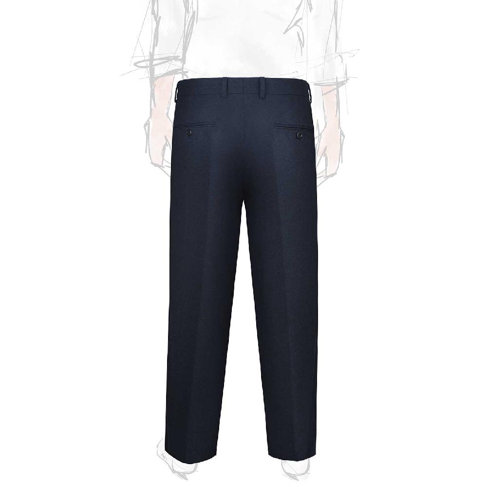 Rubinacci Pantalone in flanella blu Soddisfazione Garantita