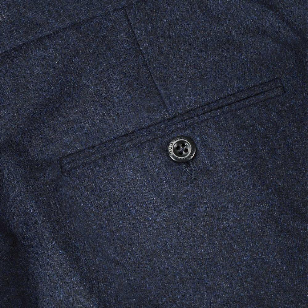 Rubinacci Pantalone in flanella blu Soddisfazione Garantita