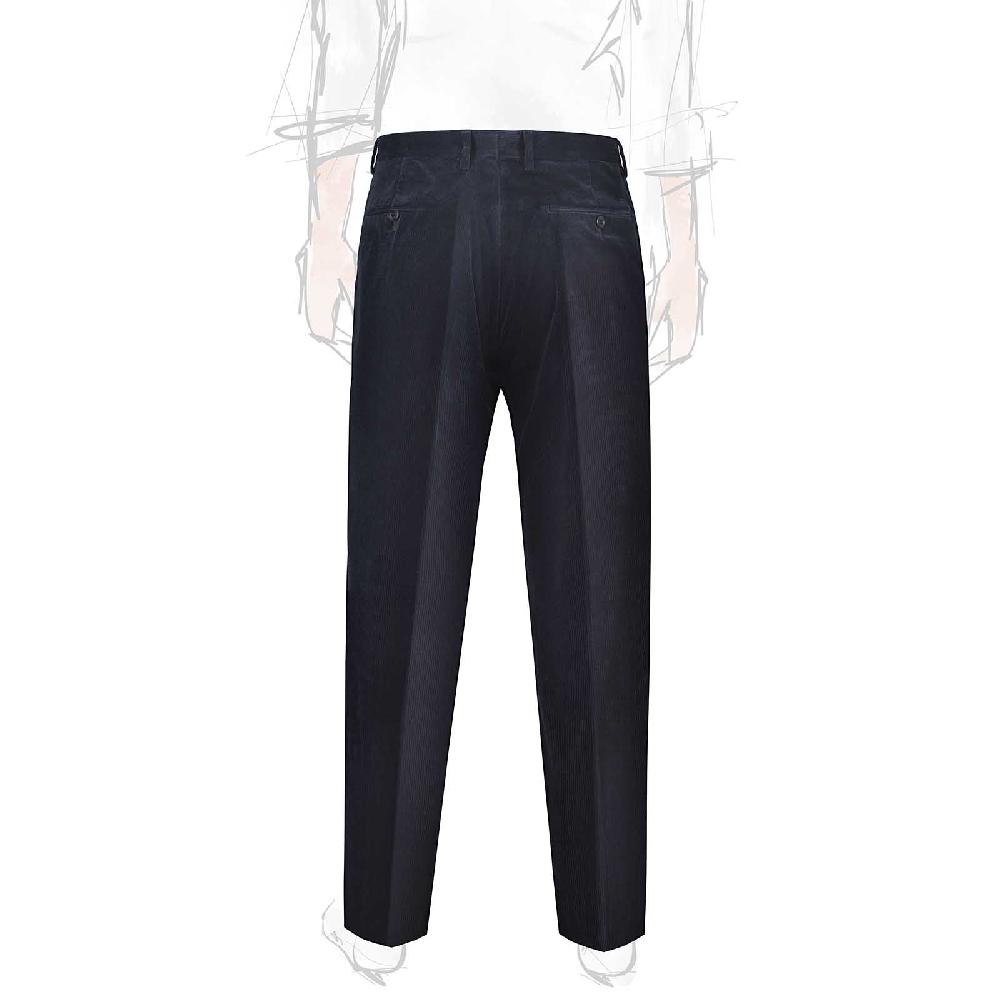 Rubinacci Pantalone in velluto a costine blu Online