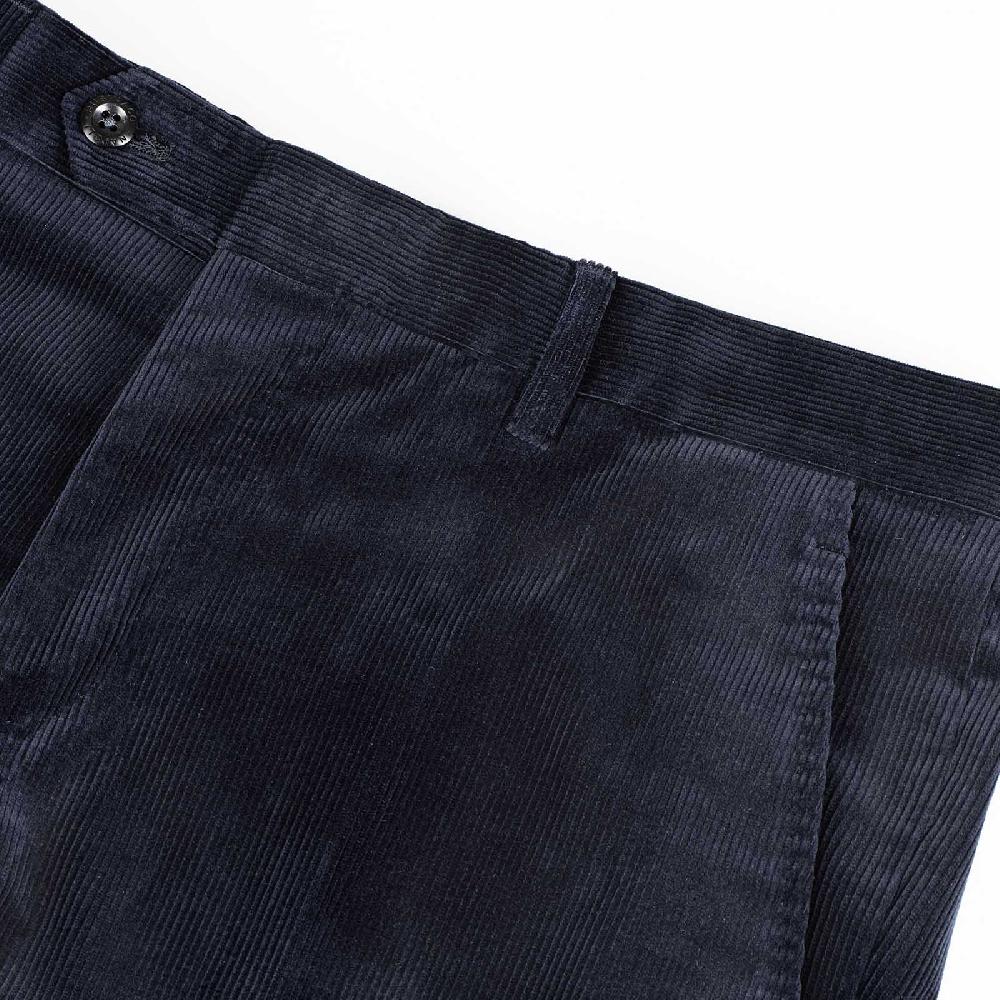 Rubinacci Pantalone in velluto a costine blu Online