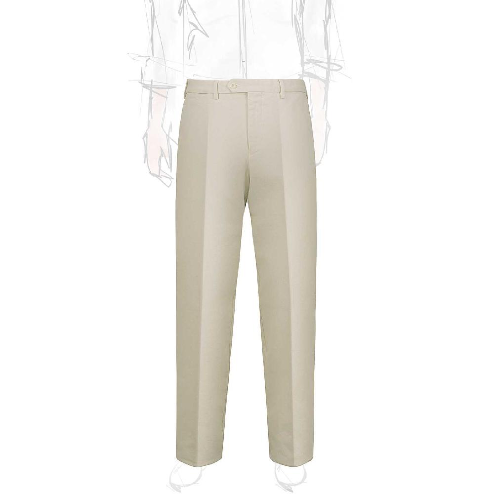 Rubinacci Pantalone in cotone panna Outlet