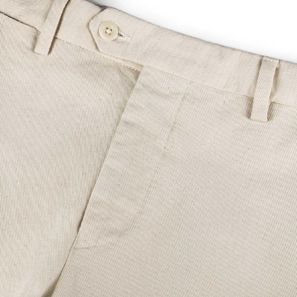 Rubinacci Pantalone in cotone panna Outlet