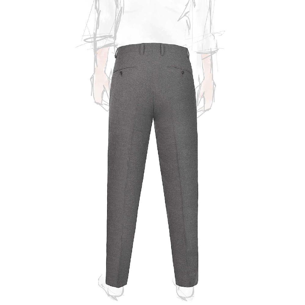 Rubinacci Pantalone casual in flanella grigio Spedizione gratuita