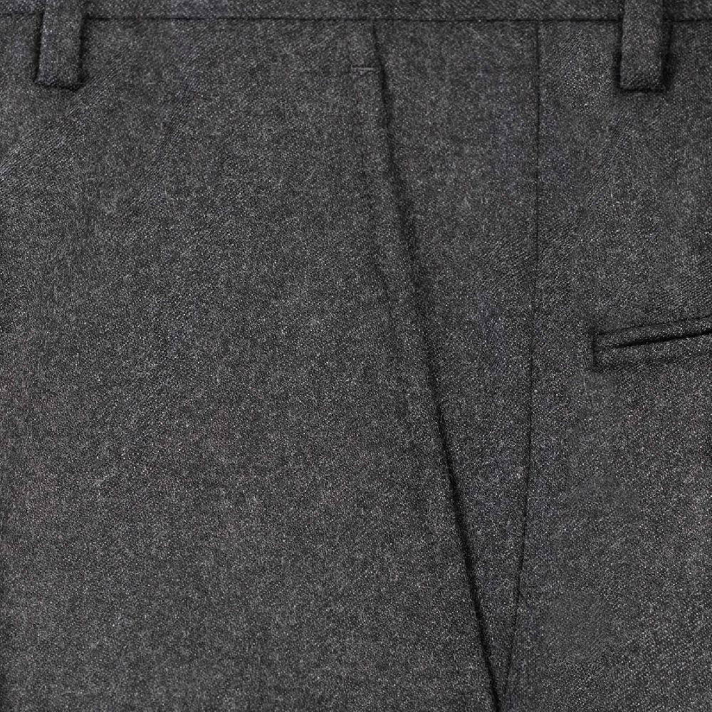 Rubinacci Pantalone casual in flanella grigio scuro Sconto di tempo limitato