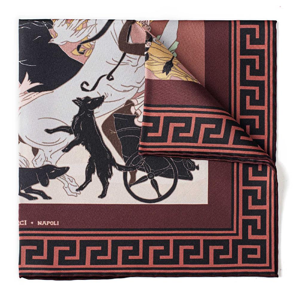 Rubinacci Pochette Artemide e Apollo bordeaux 2025