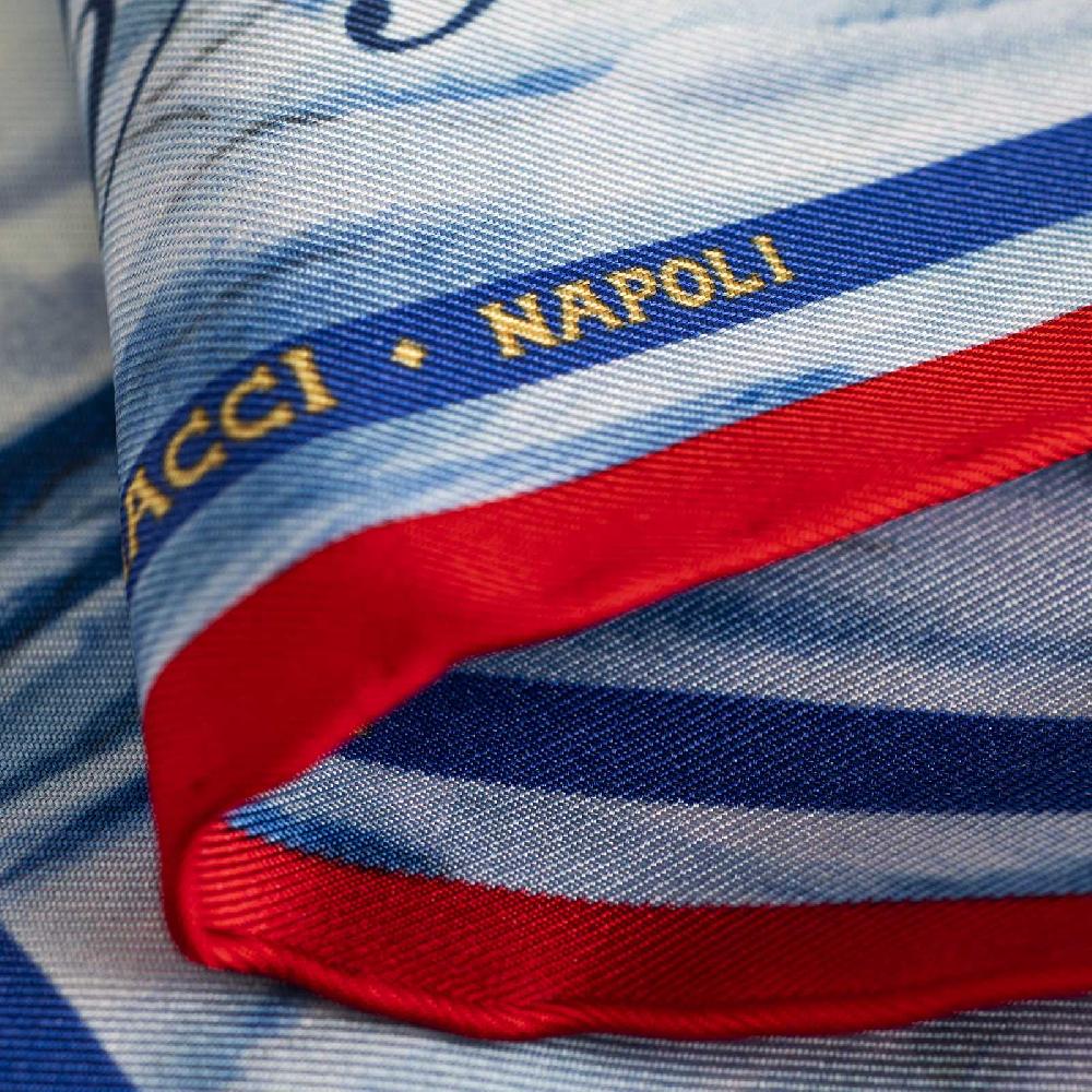 Rubinacci Pochette match race american magic team bluette In Linea